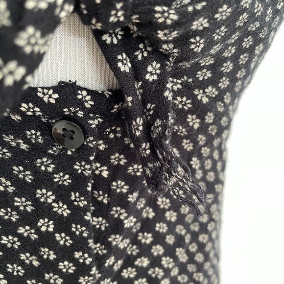 Volcom Black and White Try The Knot Floral Print Dress - Picture 5 of 6